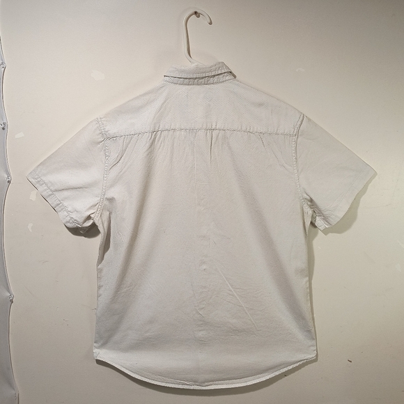 Demin & Flower Men's Medium White Button Down Shirt - Picture 2 of 11